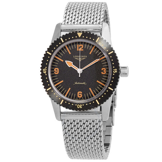 Longines, Heritage Automatic Black Dial Men's Watch