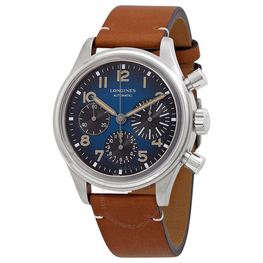 Longines, Heritage Chronograph Automatic Blue Dial Men's Watch