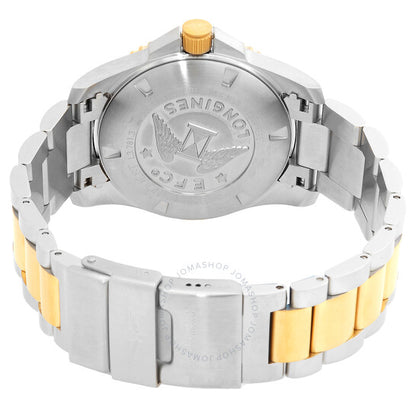 لونجين، ساعة هيدرو كونكويست أوتوماتيكية للرجال بمينا أخضر