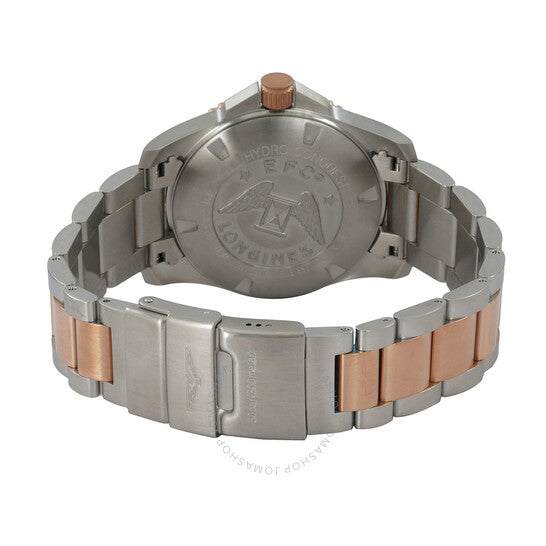 لونجين، ساعة هيدرو كونكويست أوتوماتيكية للرجال بمينا رمادي