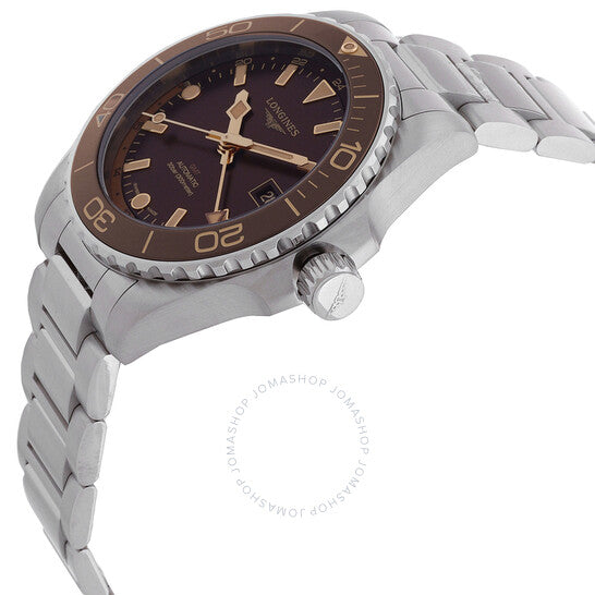 Longines, Hydroconques Automatic Brown Dial Men's Watch