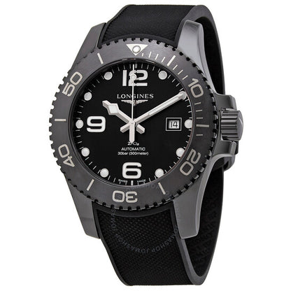 Longines, Hydroconquest Automatic All Black Ceramic Men's 43mm Watch