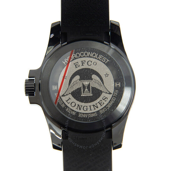 Longines, Hydroconquest Automatic All Black Ceramic Men's 43mm Watch