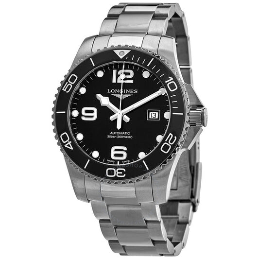 Longines, Hydroconquest Automatic Black Ceramic Bezel 43 mm Men's Watch