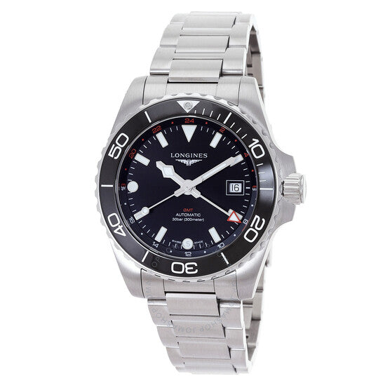 Longines, Hydroconquest Automatic Black Dial Men's Watch