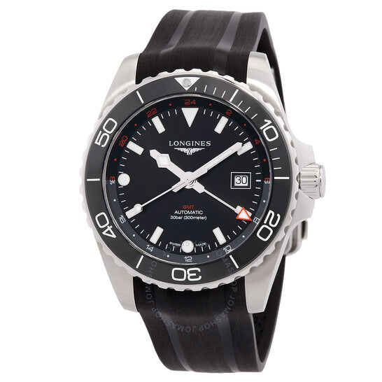 لونجين، ساعة هيدروكونكويست أوتوماتيكية للرجال بمينا أسود L38904569
