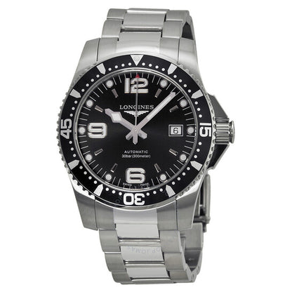 Longines, Hydroconquest Automatic Black Dial Men's Watch L36424566