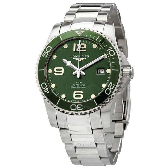 Longines, HydroConquest Automatic Green Dial Men's Watch