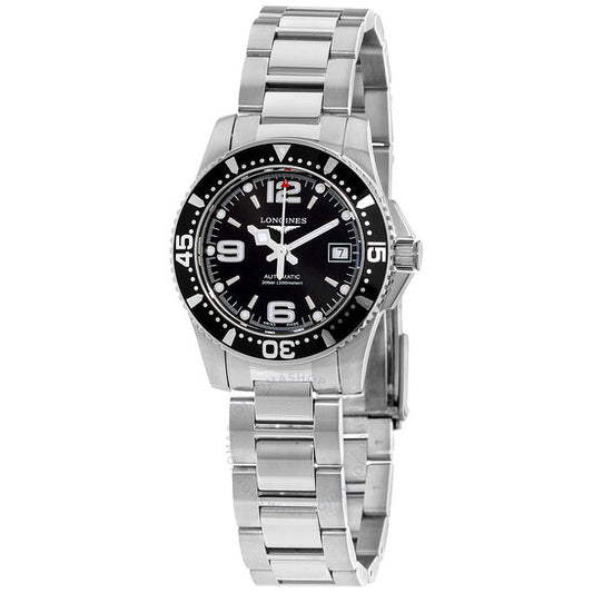 Longines, HydroConquest Automatic Black Dial Ladies Watch L328445