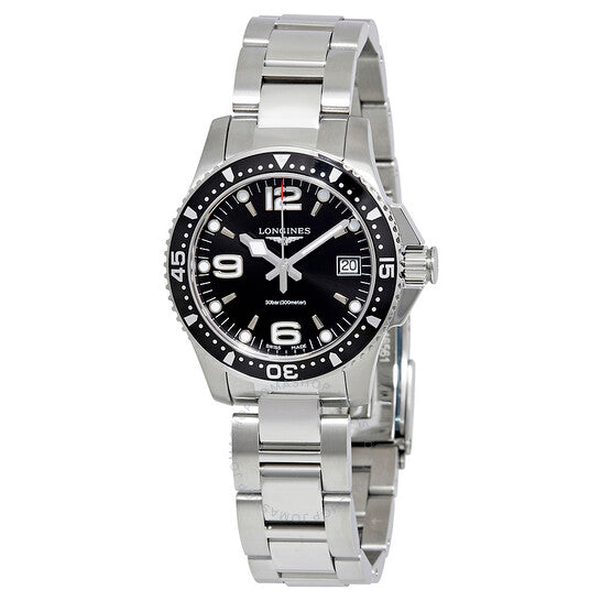 Longines, HydroConquest Black Dial 34 mm Ladies