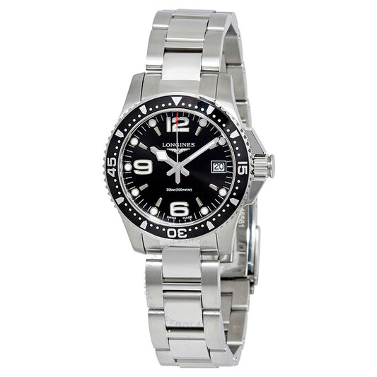 Longines, HydroConquest Black Dial 34 mm Ladies