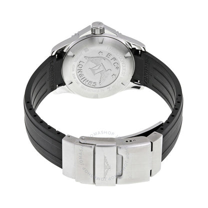 Longines, Hydroconquest Black Dial Rubber Strap Men's Watch L36884592