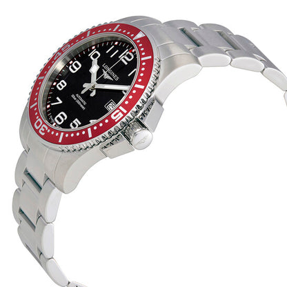 Longines, HydroConquest Black Dial Stainless Steel Automatic Men's Watch