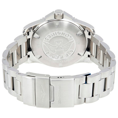 Longines, HydroConquest Black Dial Stainless Steel Automatic Men's Watch