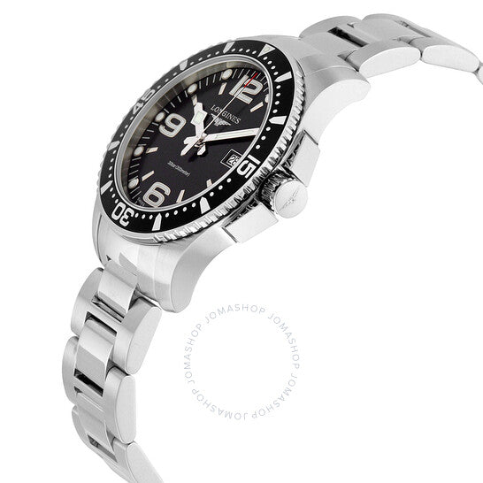 Longines, HydroConquest Black Dial Stainless Steel Men's Watch L36404566