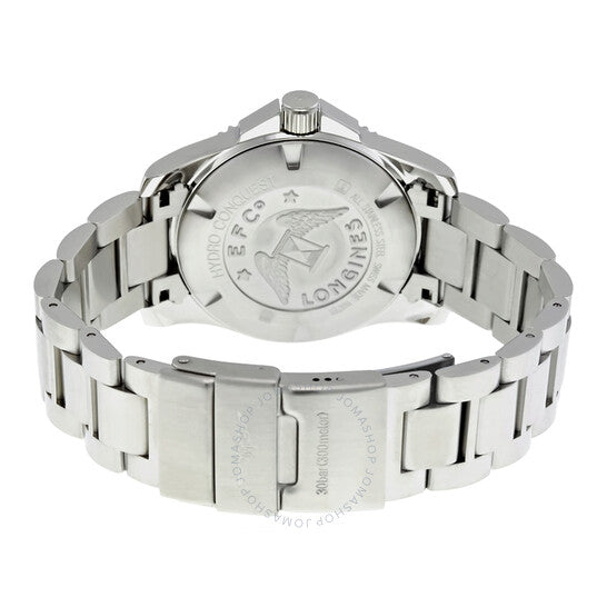 Longines, HydroConquest Black Dial Stainless Steel Men's Watch