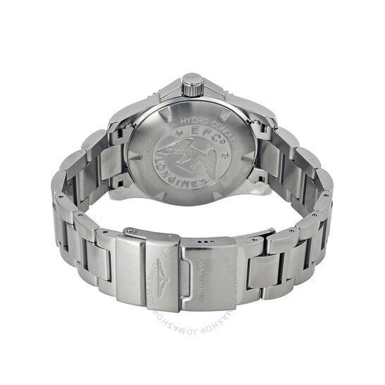 Longines, HydroConquest Black Dial Stainless Steel Men's Watch L36954536