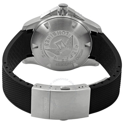 لونجين، ساعة هيدروكونكويست كرونوغراف أوتوماتيكية للرجال بمينا أسود