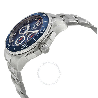 لونجين، ساعة هيدروكونكويست كرونوغراف أوتوماتيكية للرجال بمينا أزرق