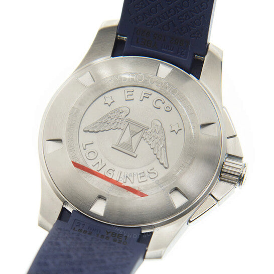 لونجين، ساعة هيدروكونكويست كرونوغراف أوتوماتيكية للرجال بمينا أزرق