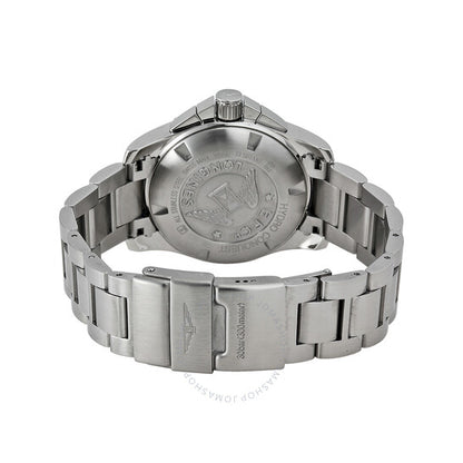 Longines, Hydroconquest Chronograph Black Dial Stainless Steel Men's Watch