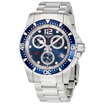 Longines, HydroConquest Chronograph Blue Dial Men's Watch L37434966