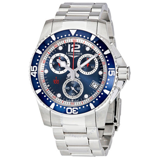 Longines, HydroConquest Chronograph Blue Dial Men's Watch L37434966