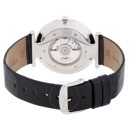 ساعة لونجين لا غراندي أوتوماتيكية بمينا أسود للسيدات