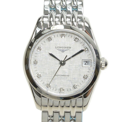 Longines, La Grande Automatic Diamond Silver Dial Ladies Watch