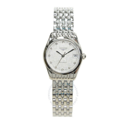 Longines, La Grande Automatic Diamond Silver Dial Ladies Watch