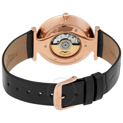 ساعة لونجين لا غراندي أوتوماتيكية للرجال بمينا أبيض