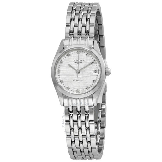 Longines, La Grande Classique Automatic Diamond Silver Dial Ladies Watch