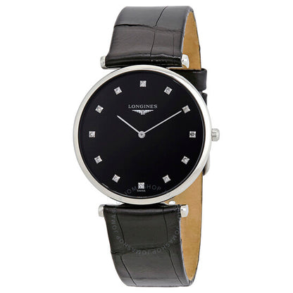 Longines, La Grande Classique Black Diamond Dial Ladies Watch