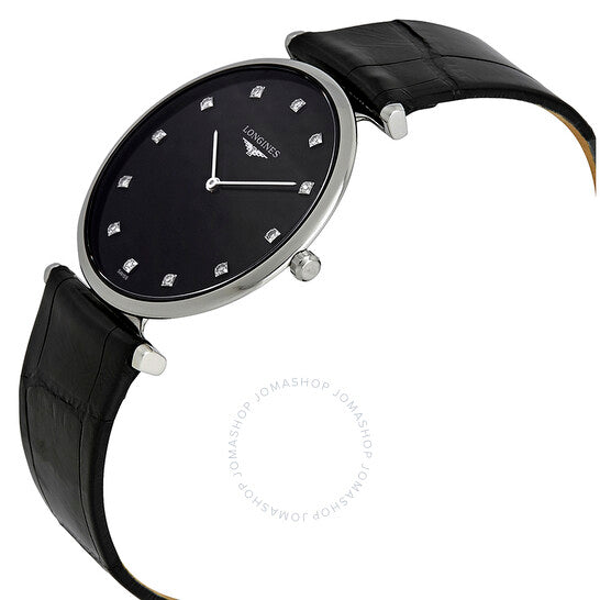 Longines, La Grande Classique Black Diamond Dial Ladies Watch