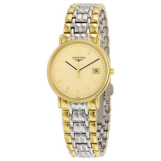 Longines, La Grande Classique Gold Dial Two-tone Men's Watch L47202327