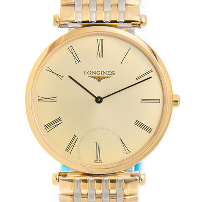 Longines, La Grande Classique Gold-tone Dial Steel Men's Watch
