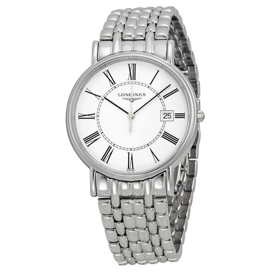 Longines, La Grande Classique Presence White Dial Steel Men's Watch