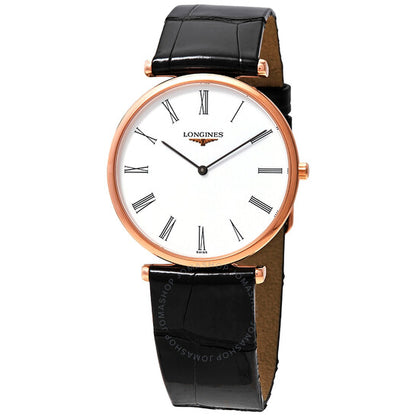 Longines, La Grande Classique White Dial Ladies Leather Watch