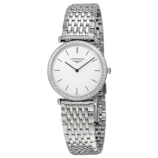 Longines, La Grande Classique White Dial Stainless Steel Ladies Watch