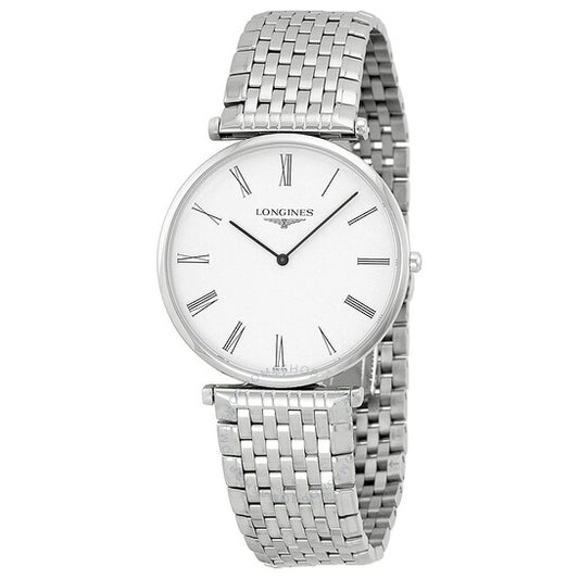 Longines, La Grande Classique White Dial Stainless Steel Men's Watch L47664116