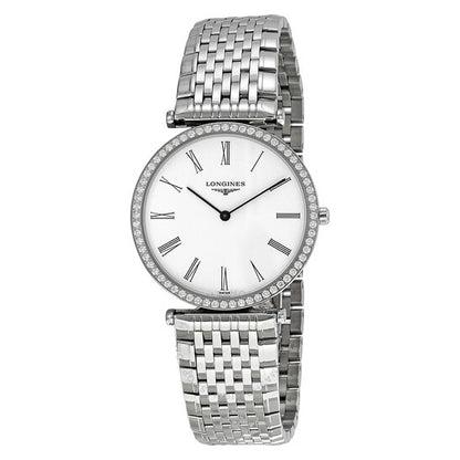 Longines, La Grande Classique White Dial Steel Ladies Watch