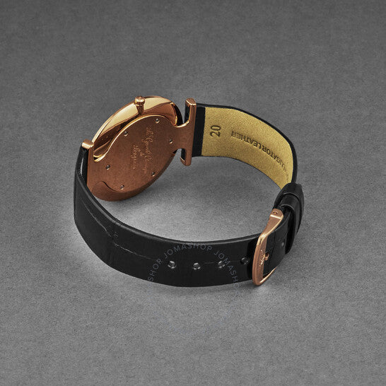 ساعة لونجين لا غراندي كوارتز بمينا بيضاء للسيدات