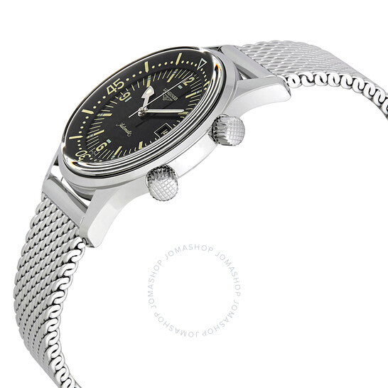 Longines, Legend Diver Automatic Black Dial Men's Watch