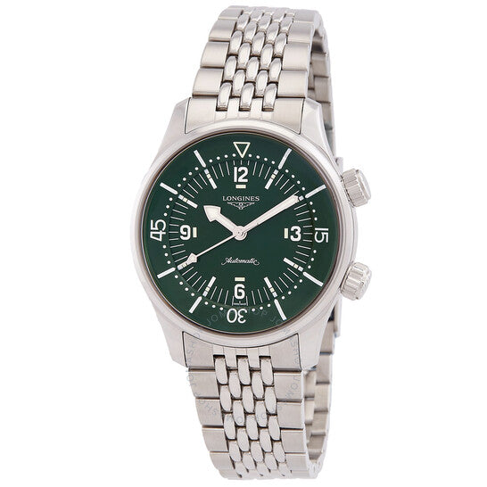 Longines, Legend Diver Automatic Green Dial Watch