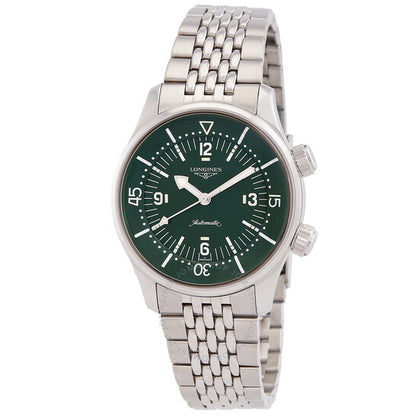 Longines, Legend Diver Automatic Green Dial Watch