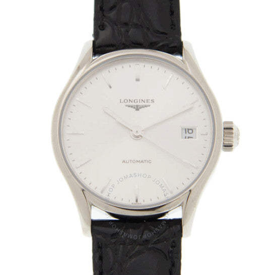 ساعة لونجين لير أوتوماتيكية بمينا فضي للسيدات