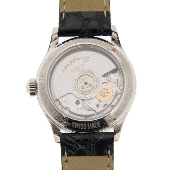 ساعة لونجين لير أوتوماتيكية بمينا فضي للسيدات