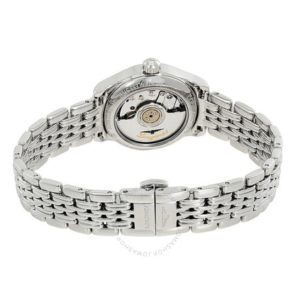 ساعة لونجين لير أوتوماتيكية بمينا فضي للسيدات