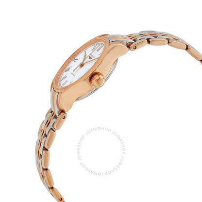 ساعة لونجين لير أوتوماتيكية بمينا أبيض للسيدات