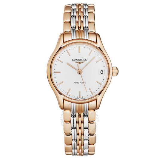 Longines, Lyre Automatic White Dial Ladies Watch